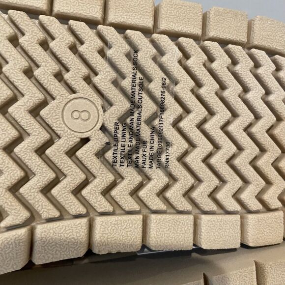 Wild Fable Women's Size 8 Beige Bling Rhinestone Covered Platform Booties NEW - Picture 8 of 10